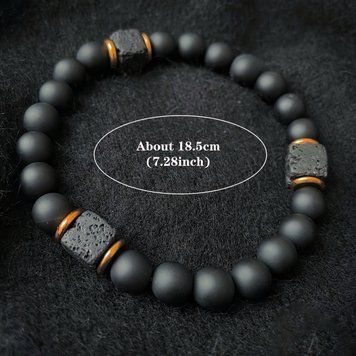 Чоловічий браслет &laquo;Black Stone&raquo; 0003 фото